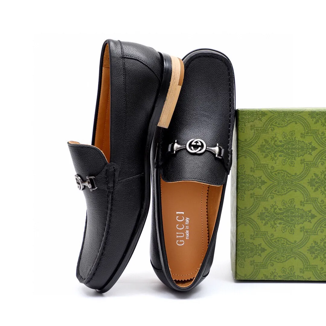 Men's shoes 💰500 💐Gucci GUCCI official website men's business formal leather shoes updated 💥Hong Kong counters synchronized new styles 💥completely one-to-one replica shipments 👍Except for zero difference in counter quality, they are all made of imported first-layer pebbled calfskin uppers with original hardware buckles ➕water-dyed cow 🐂 leather lining, original combination outsole, matching code 38-44 (45🉑️customized)